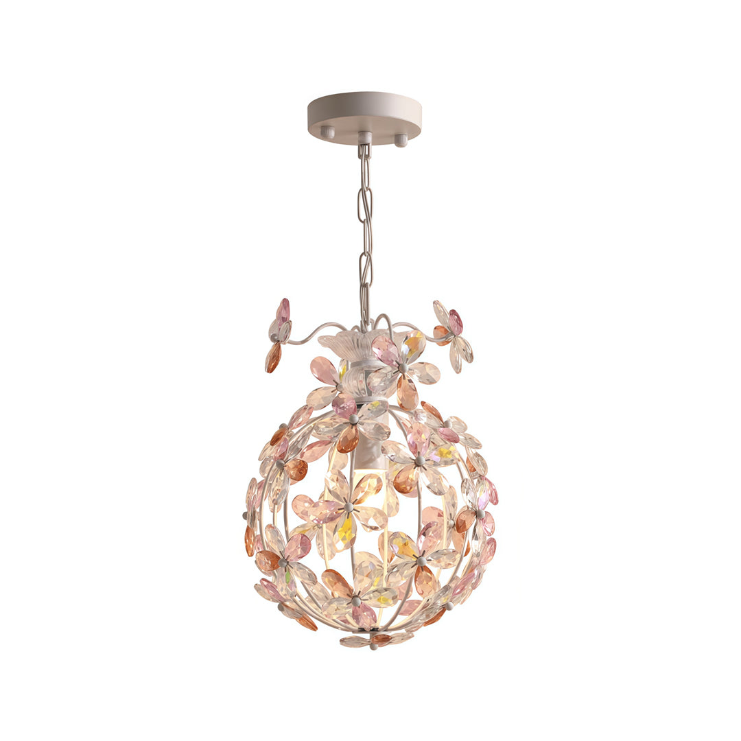 Pendant Lights with Crystals French Romantic Ceiling Light
