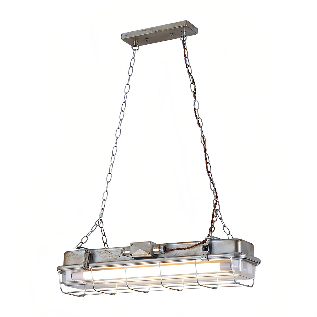 Industrial Pendant Lights Glass Shade Single-Head Retro Creative Light