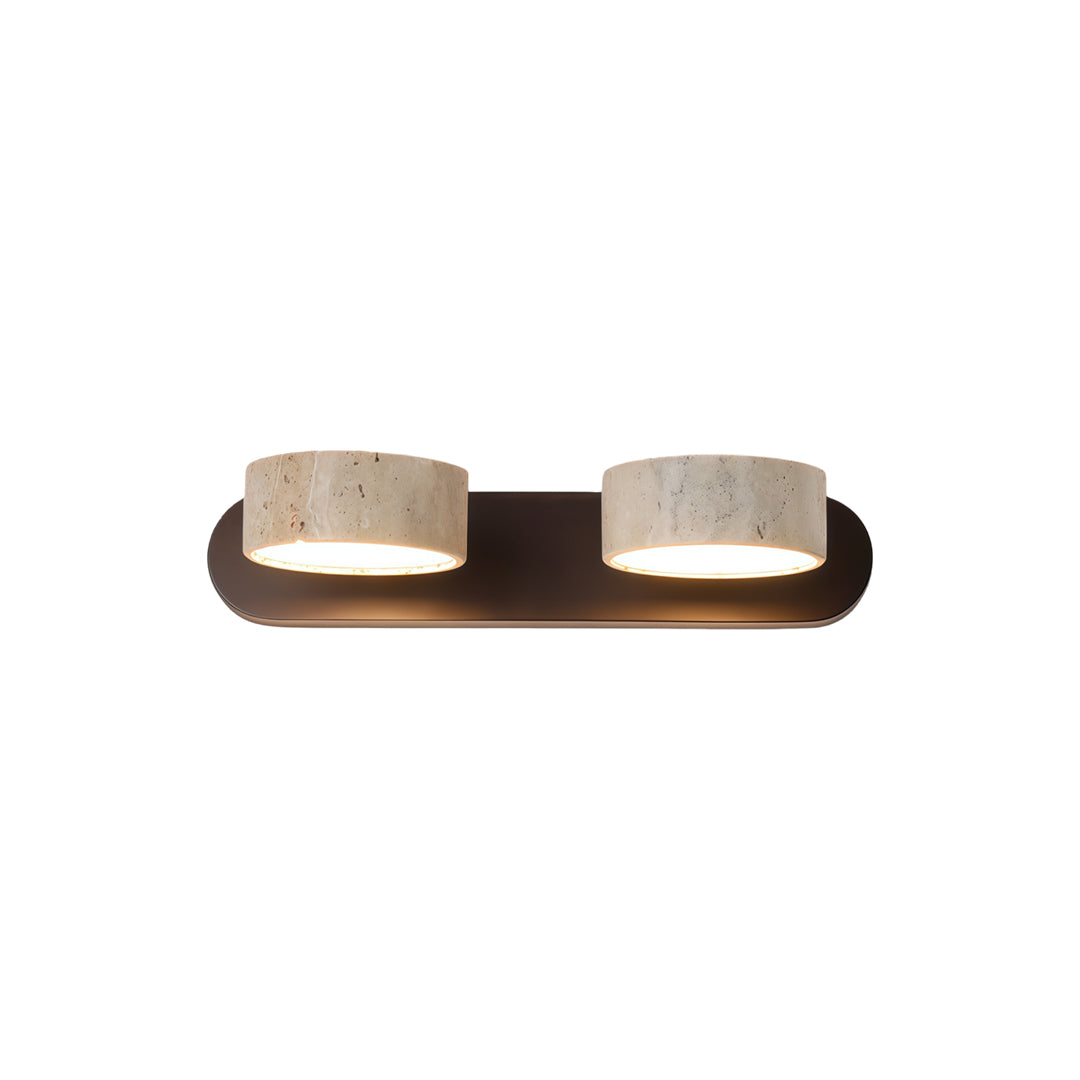 Vanity Bar Light Sconce Japanese Vintage Travertine LED Light