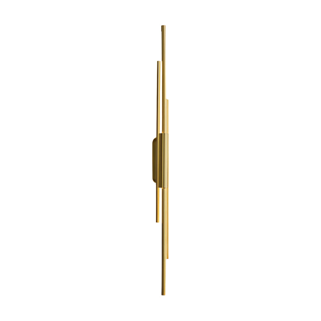 Contemporary Linear Wall Sconce Minimalist Solid Copper Light