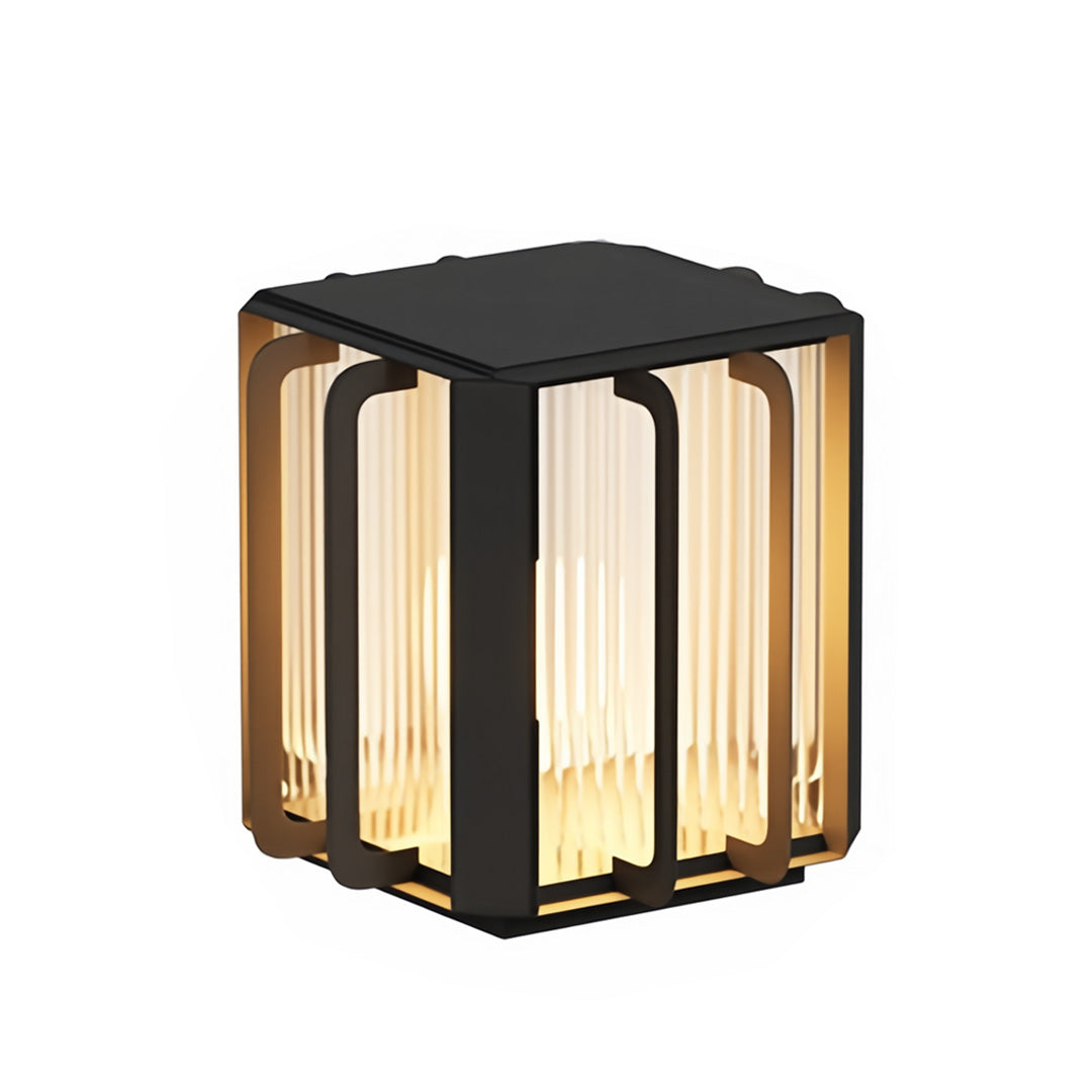 Outdoor Pillar Lantern Lights Modern Waterproof Fence Light
