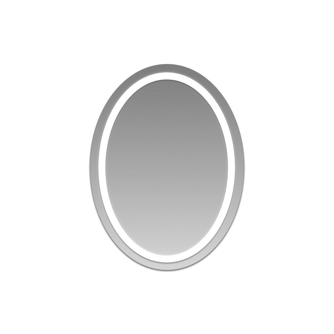 Bathroom Lighted Vanity Mirrors LED Oval Multifunctional Light