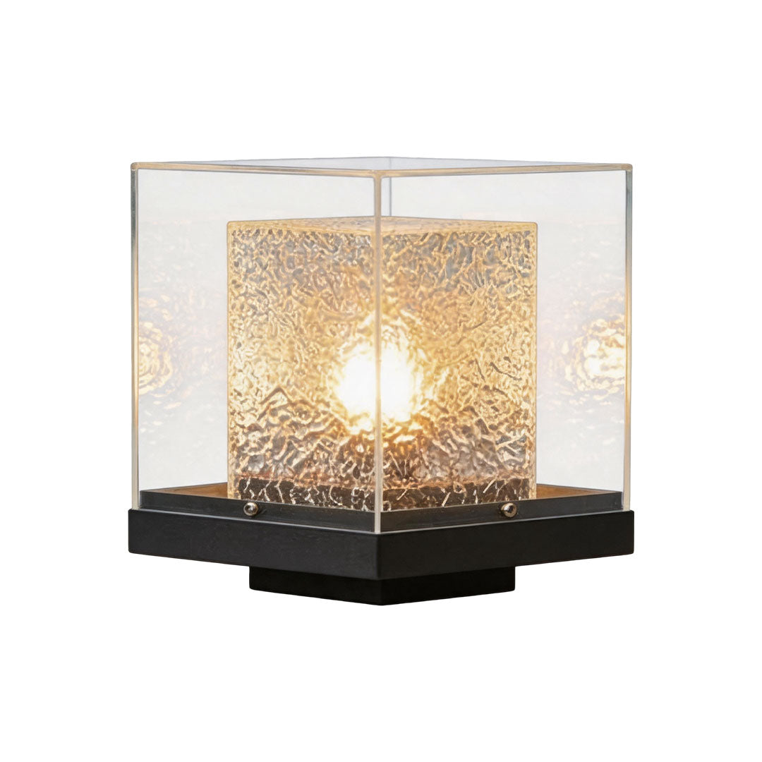 Small Outdoor Pillar Lights Courtyard Metal Landscape Light
