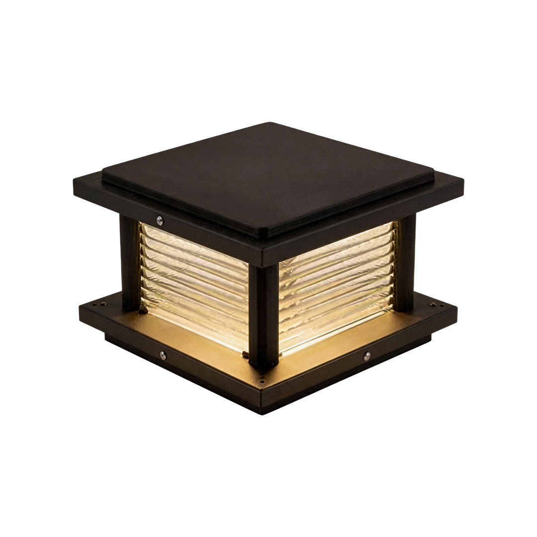 Solar Pillar Lights Modern Outdoor Waterproof Column Lamp