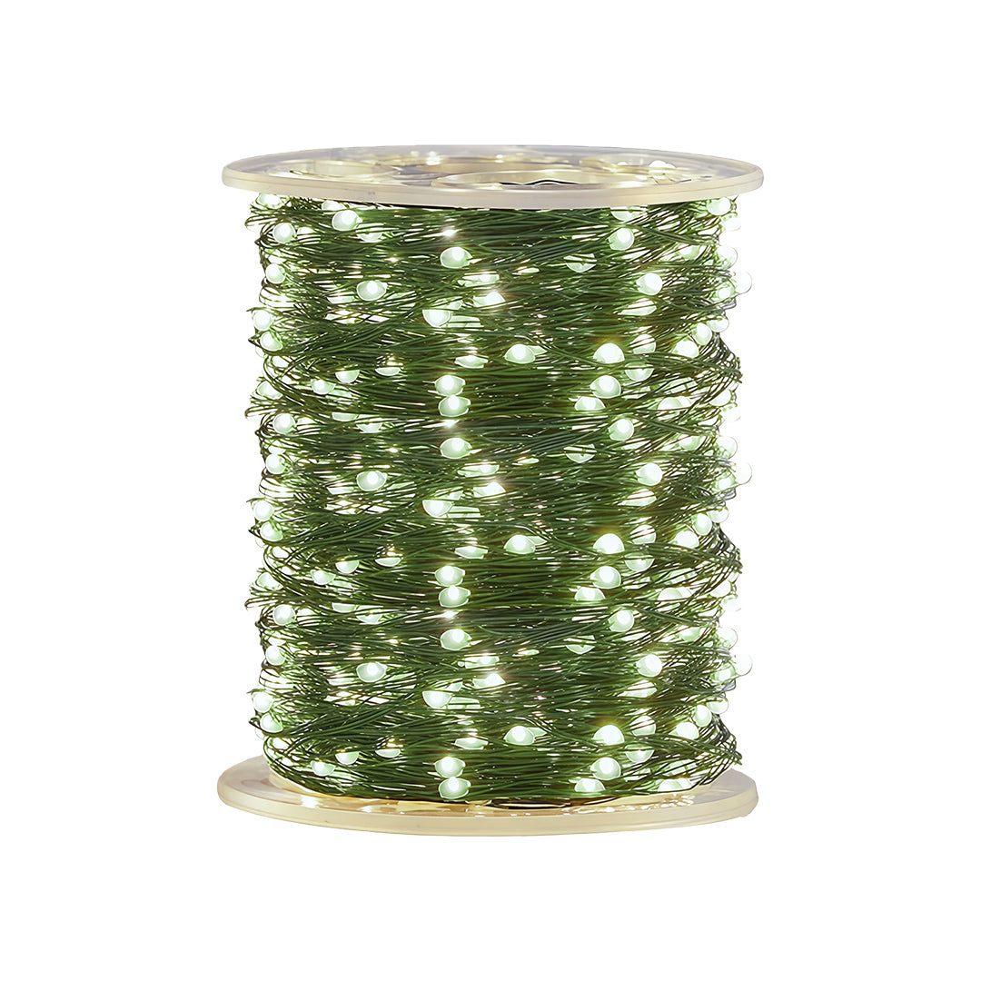 Green String Christmas Lights Copper Wire LED Lights