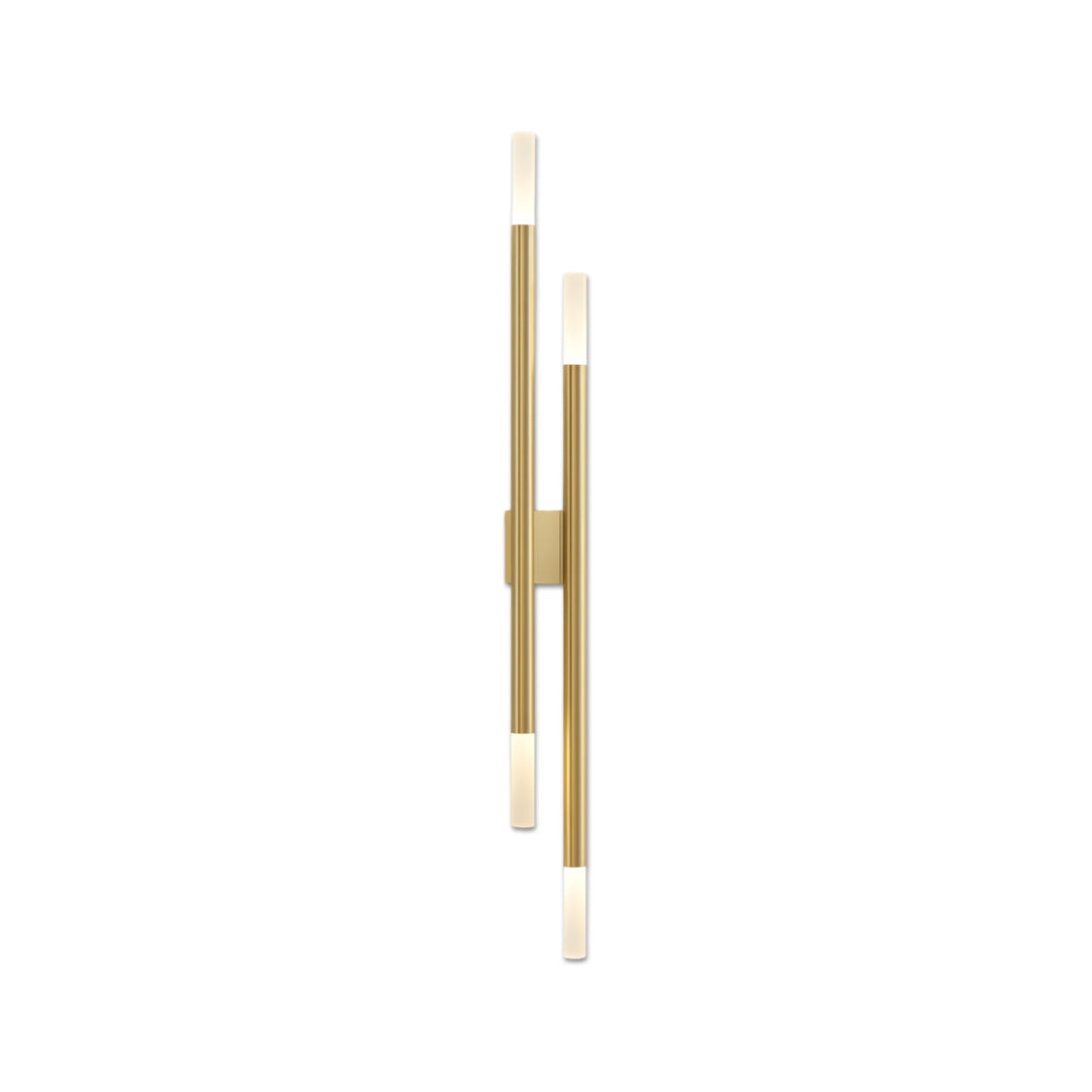 Modern Linear Wall Sconce Luxury H65 Solid Copper Light