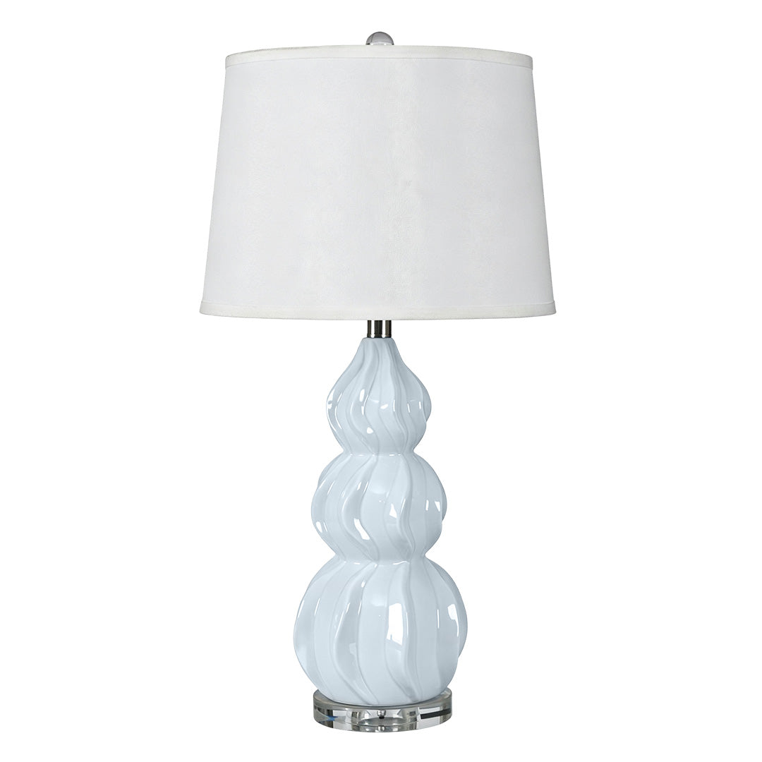 Gourd Table Lamp American Minimalist Ceramic Accent Lamp