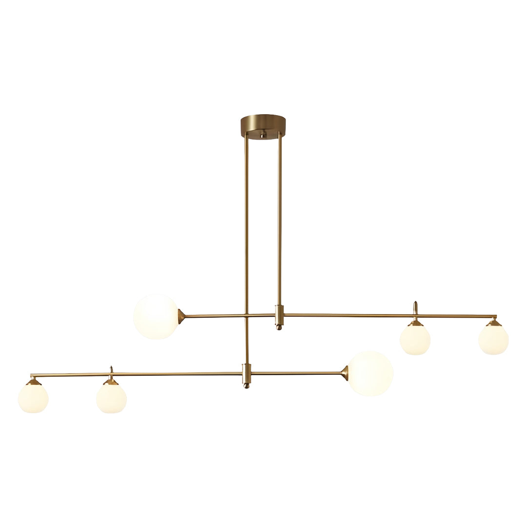 Bubble Glass Pendant Lights Nordic Minimalist Sleek Gold Ceiling Light