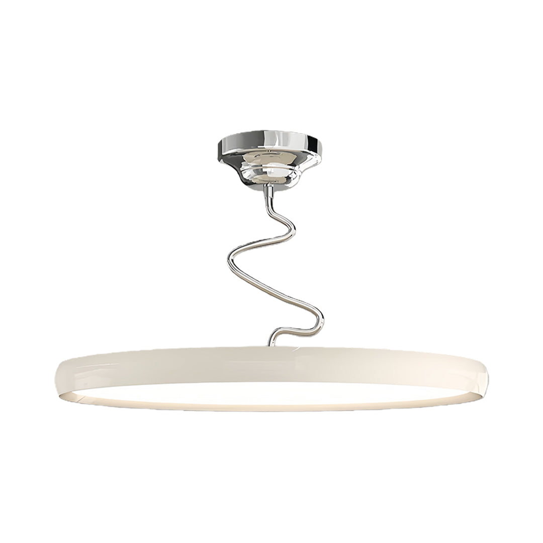 Modern Semi Flush Mount Ceiling Light Twisted Full-Spectrum Light