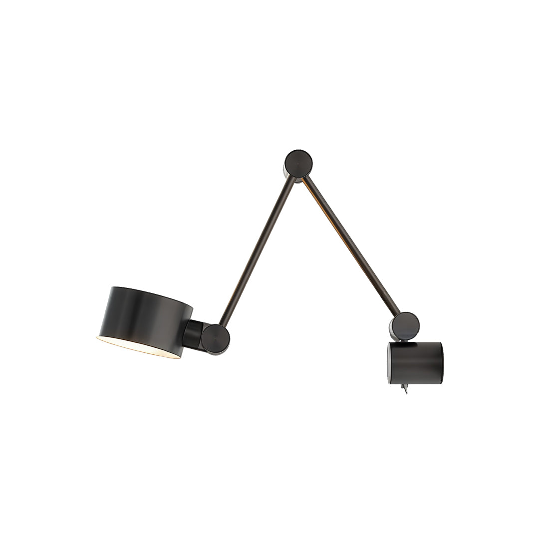 Swing Arm Wall Sconce Lamp Italian-Style Vintage Light