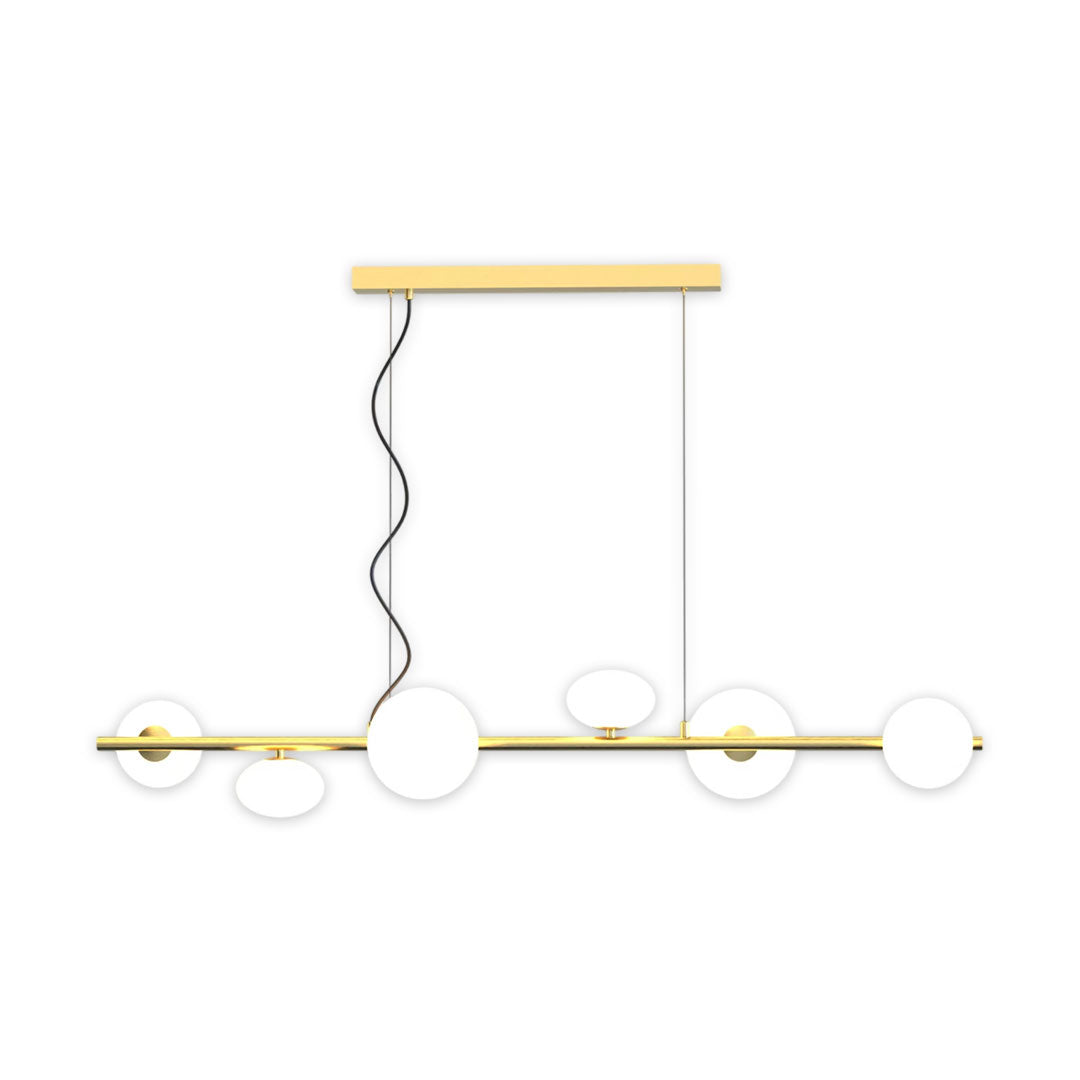 Linear Modern Chandelier Minimalist Creative Ceiling Light