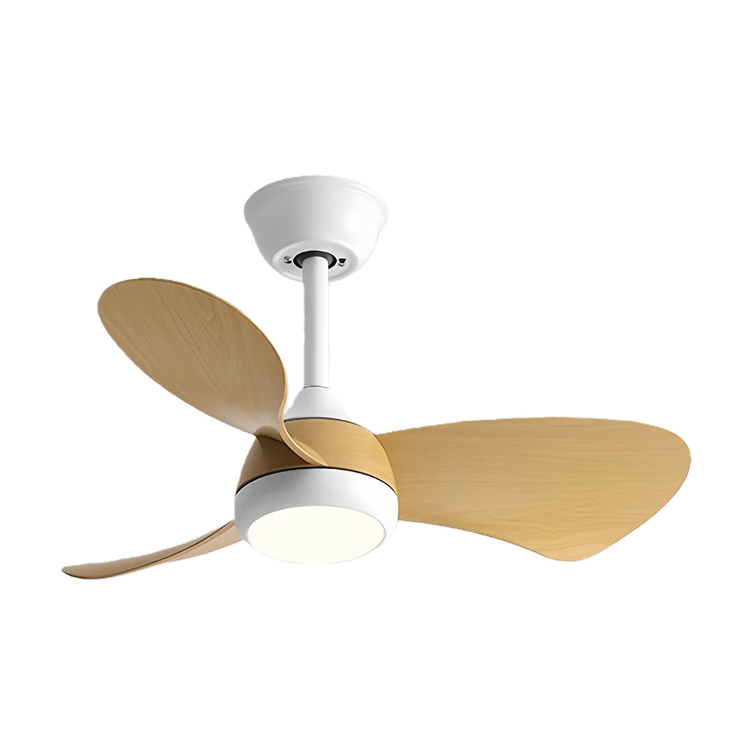 Retro Ceiling Fan with Light Nordic Inverter Metal Lamp Body Fan Light