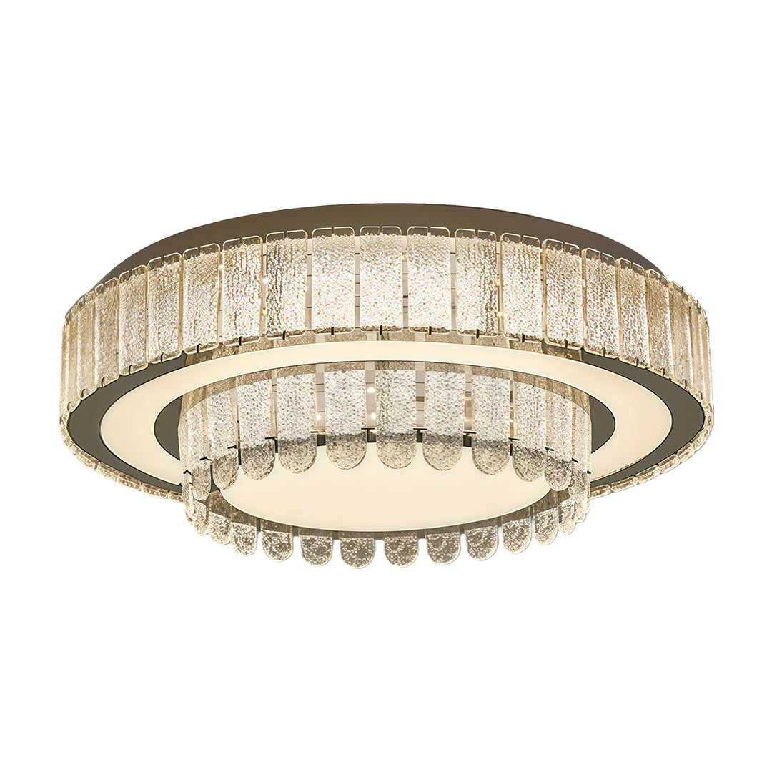 Modern Flush Mount Light Fixtures Luxury Crystal Light