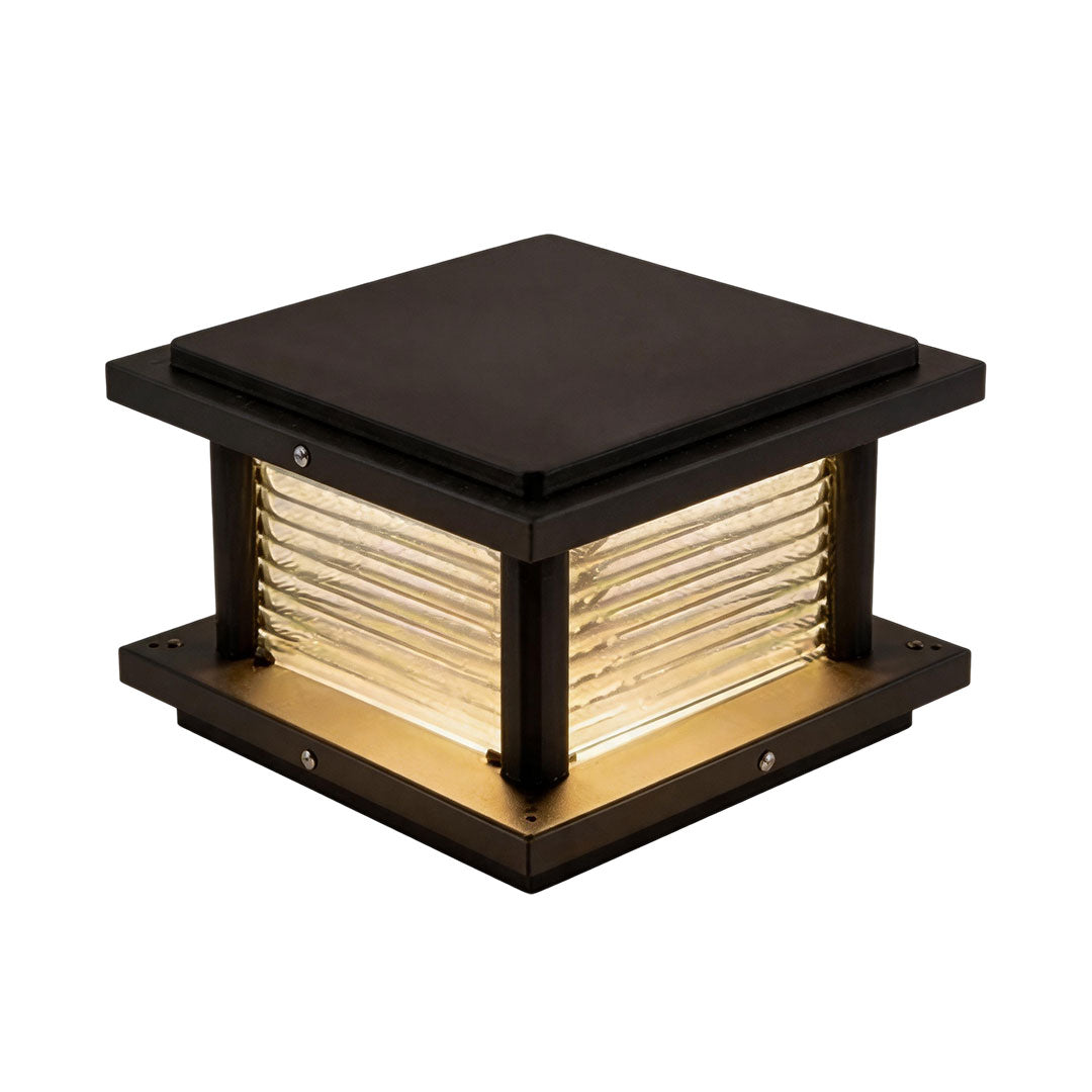 Solar Pillar Lights Modern Outdoor Waterproof Column Lamp