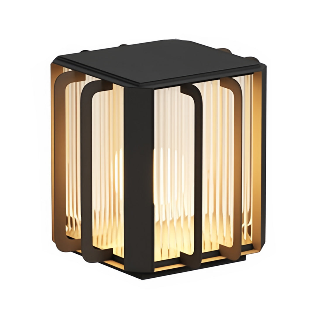 Outdoor Pillar Lantern Lights Modern Waterproof Fence Light