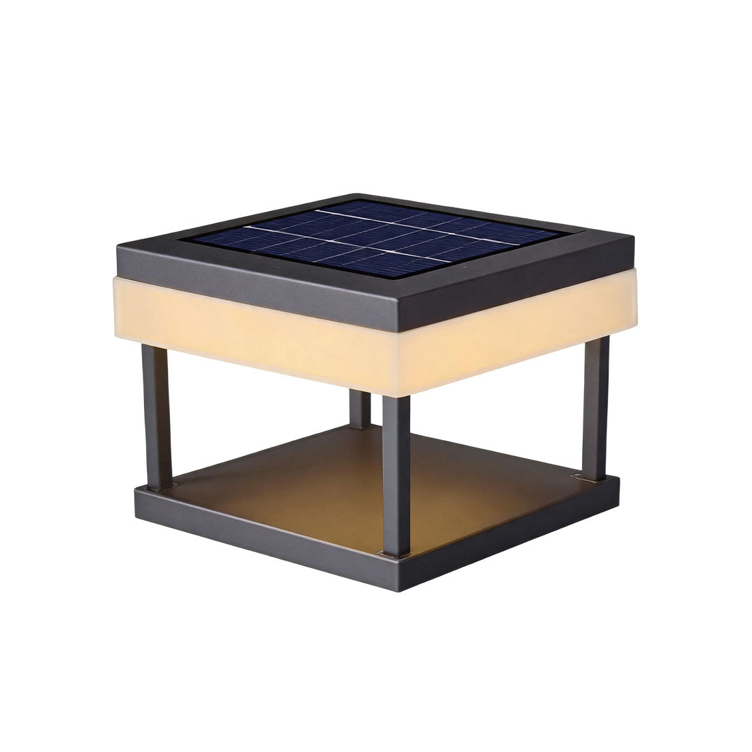 Outdoor Solar Pillar Lights Dual-Color Waterproof Light