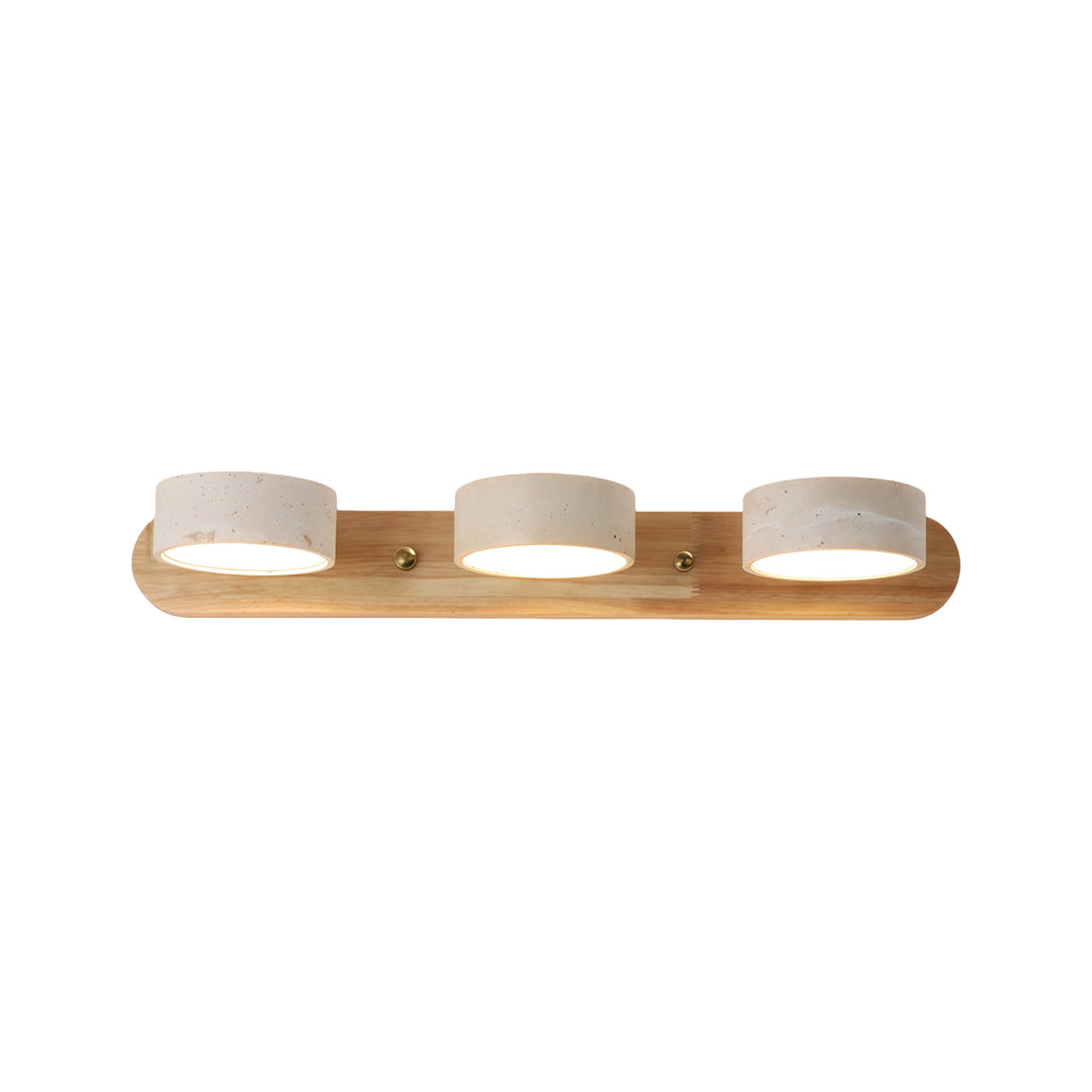 Vanity Bar Light Sconce Japanese Vintage Travertine LED Light