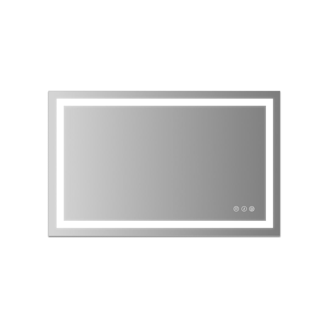 Bathroom Vanity Mirror Lights Smart LED Rectangular Light