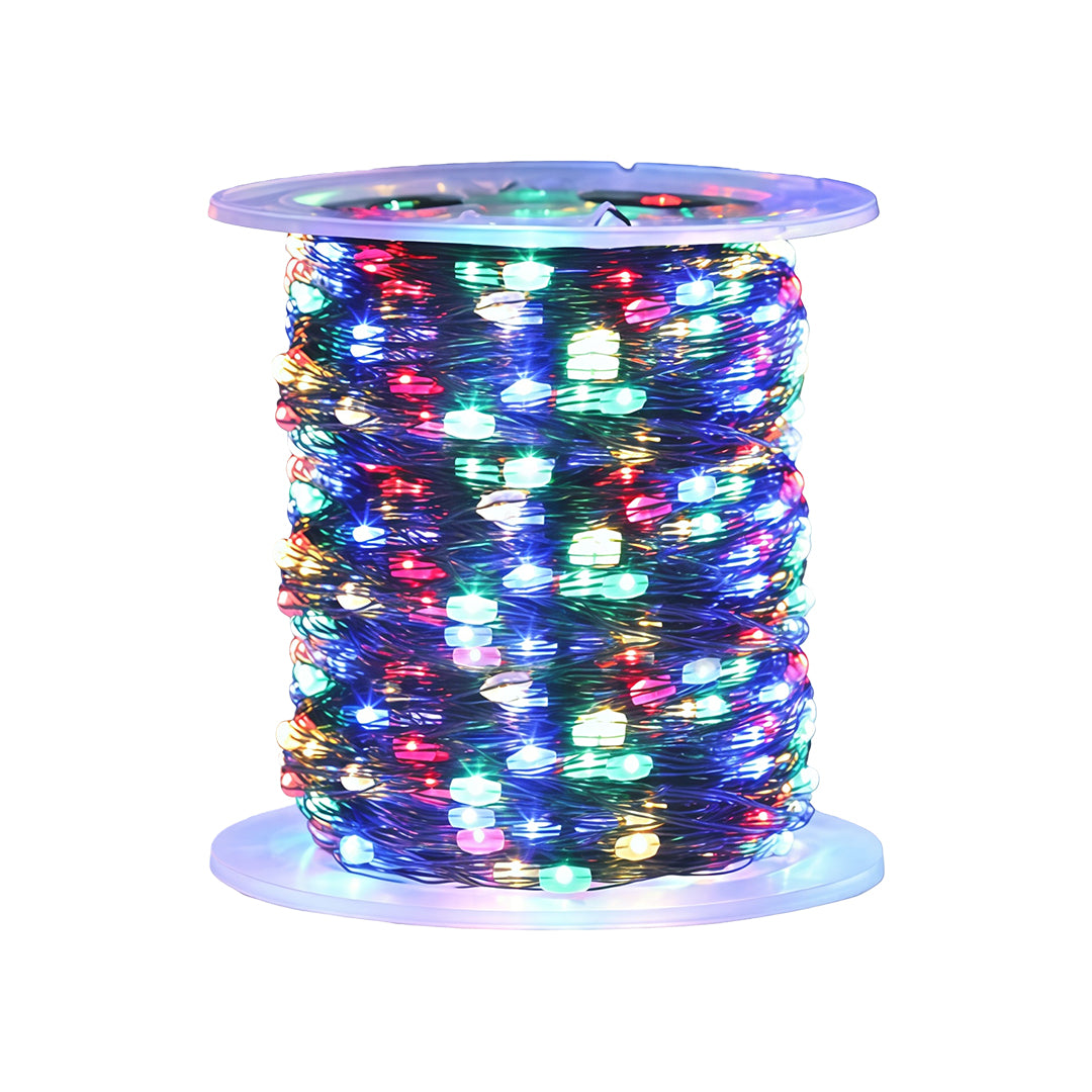 Green String Christmas Lights Copper Wire LED Lights
