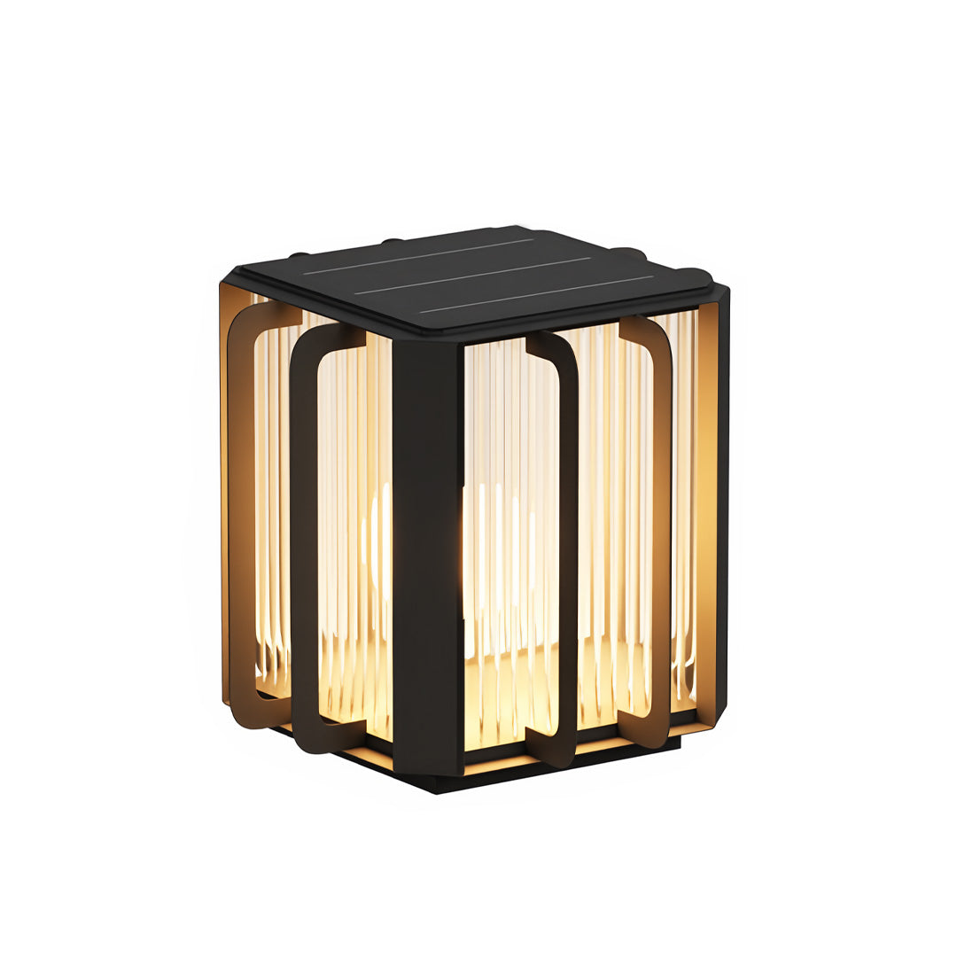 Outdoor Pillar Lantern Lights Modern Waterproof Fence Light