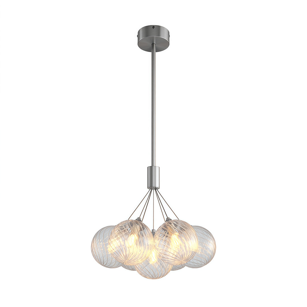Modern Bubble Chandelier Minimalist Solid Copper Ceiling Light