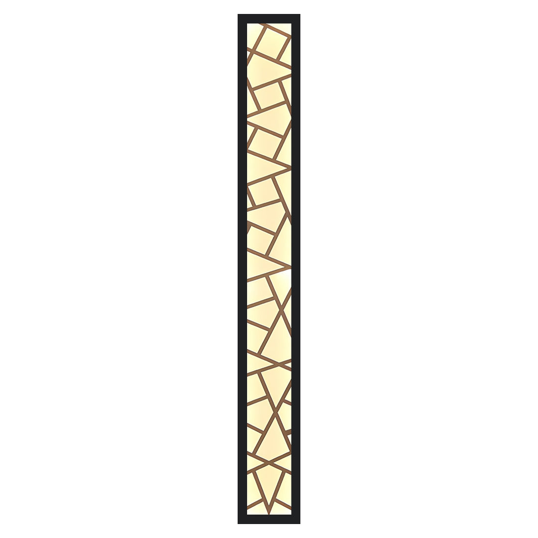 Linear Outdoor Wall Lights Weatherproof LED Black Minimalist Lamp