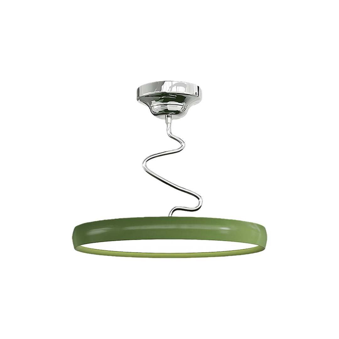 Modern Semi Flush Mount Ceiling Light Twisted Full-Spectrum Light