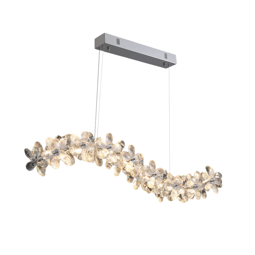 Dining Room Crystal Chandelier  French Flower Art Chandelier