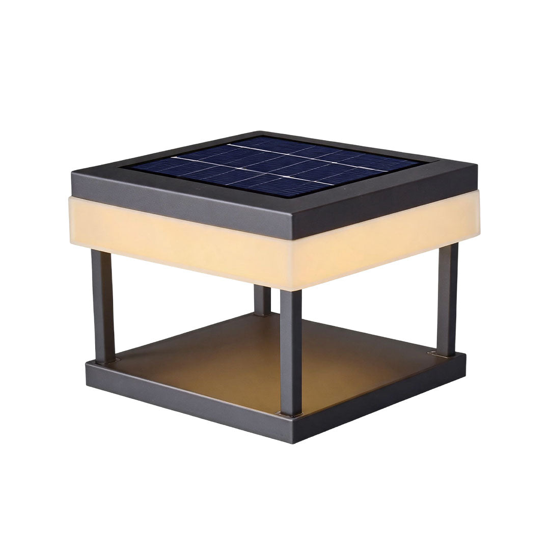 Outdoor Solar Pillar Lights Dual-Color Waterproof Light