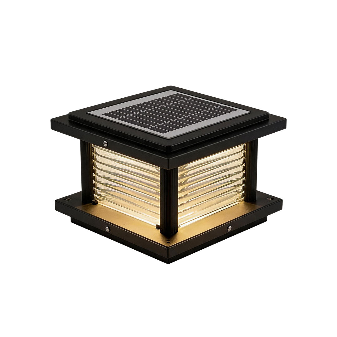 Solar Pillar Lights Modern Outdoor Waterproof Column Lamp