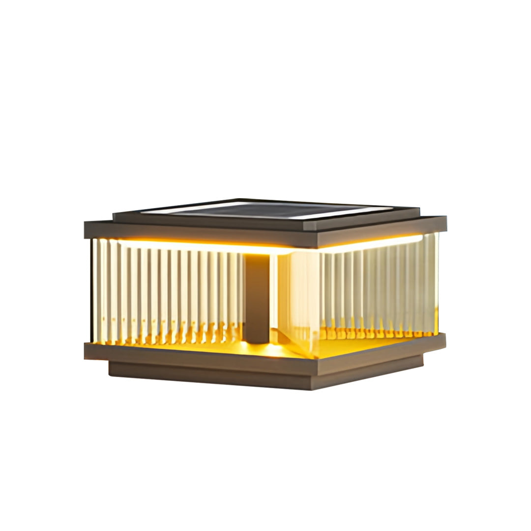 Pillar Post Lights Outdoor Waterproof Courtyard Square Light