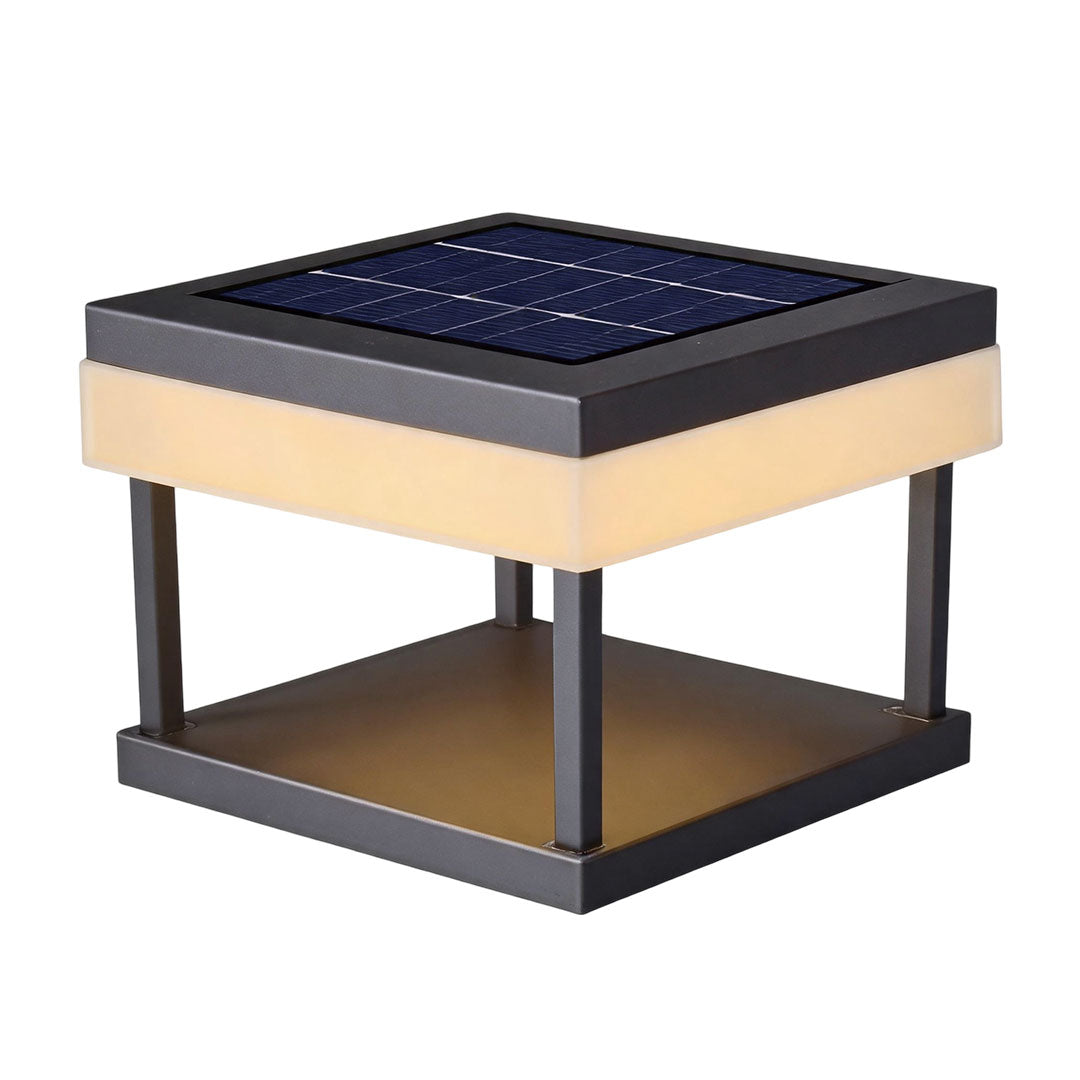 Outdoor Solar Pillar Lights Dual-Color Waterproof Light
