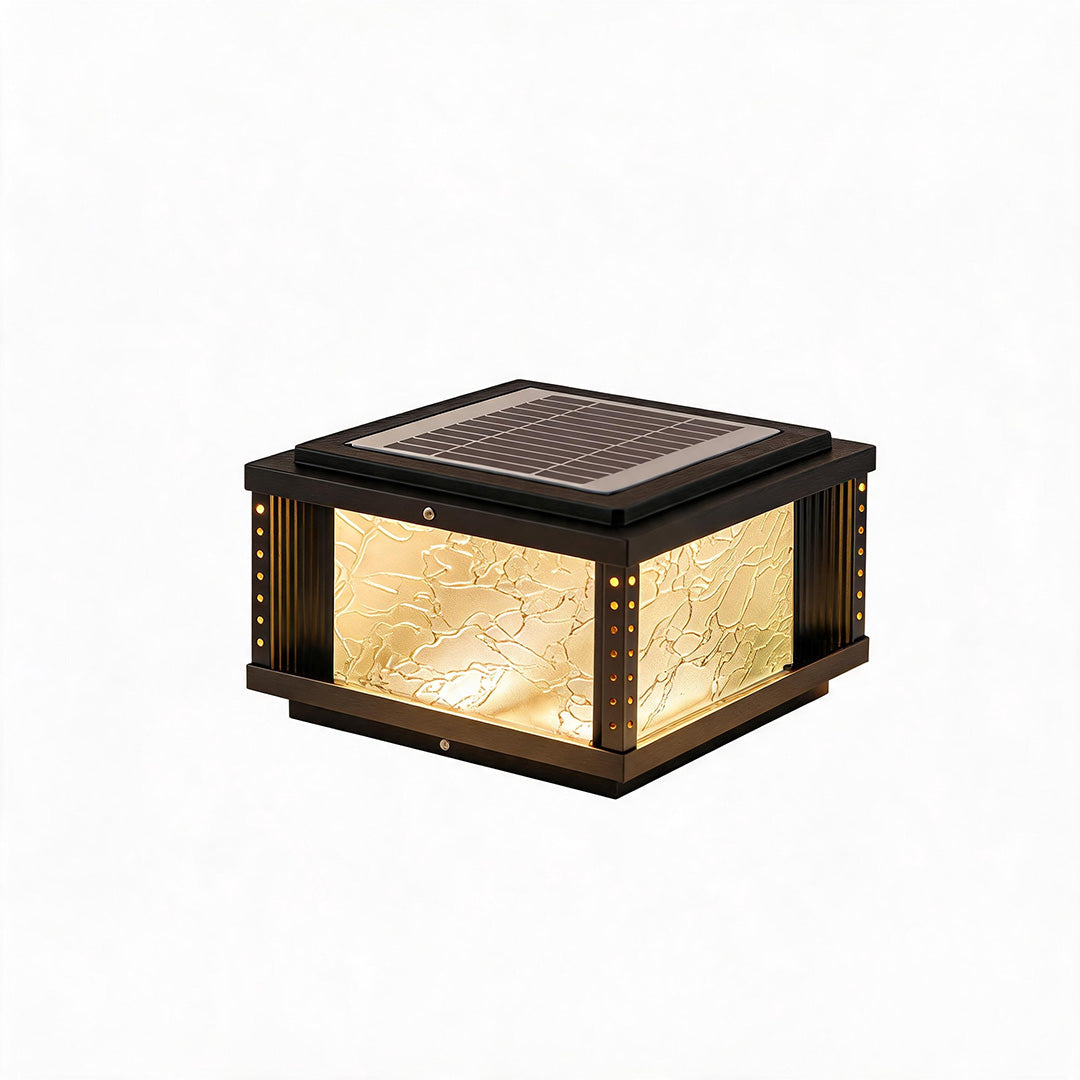 Outdoor Pillar Lights Modern Courtyard Gate Metal Lights