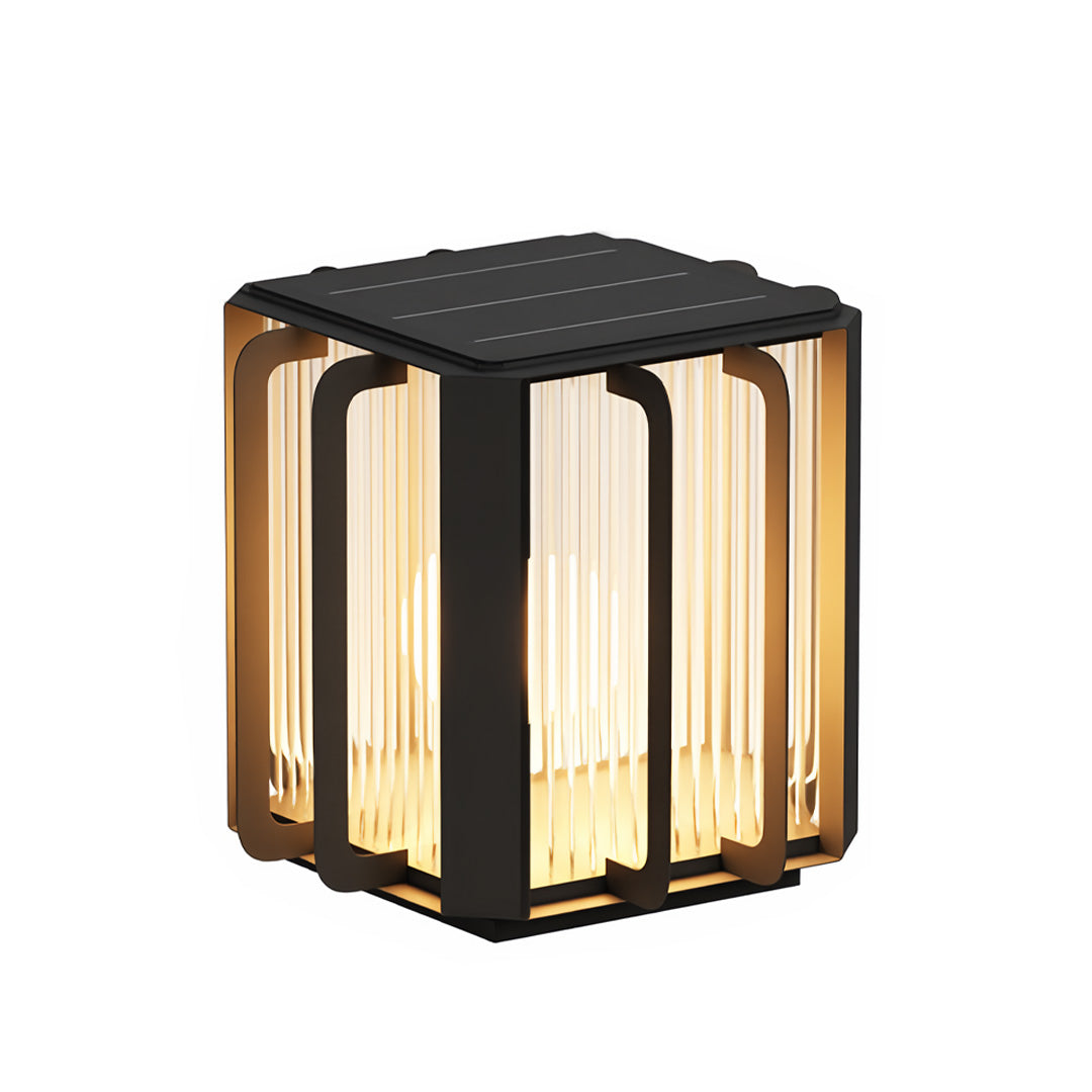 Outdoor Pillar Lantern Lights Modern Waterproof Fence Light