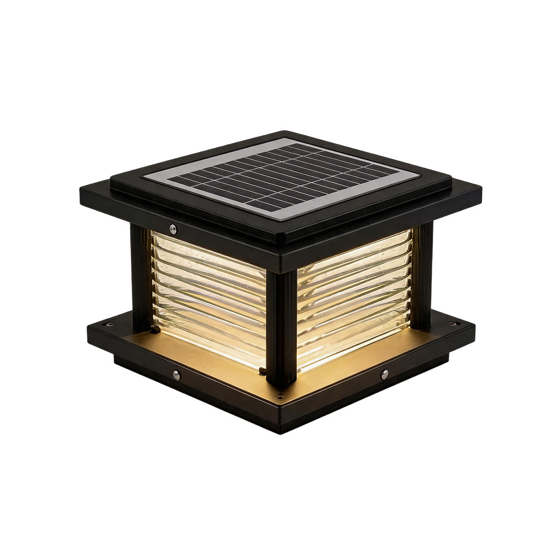 Solar Pillar Lights Modern Outdoor Waterproof Column Lamp