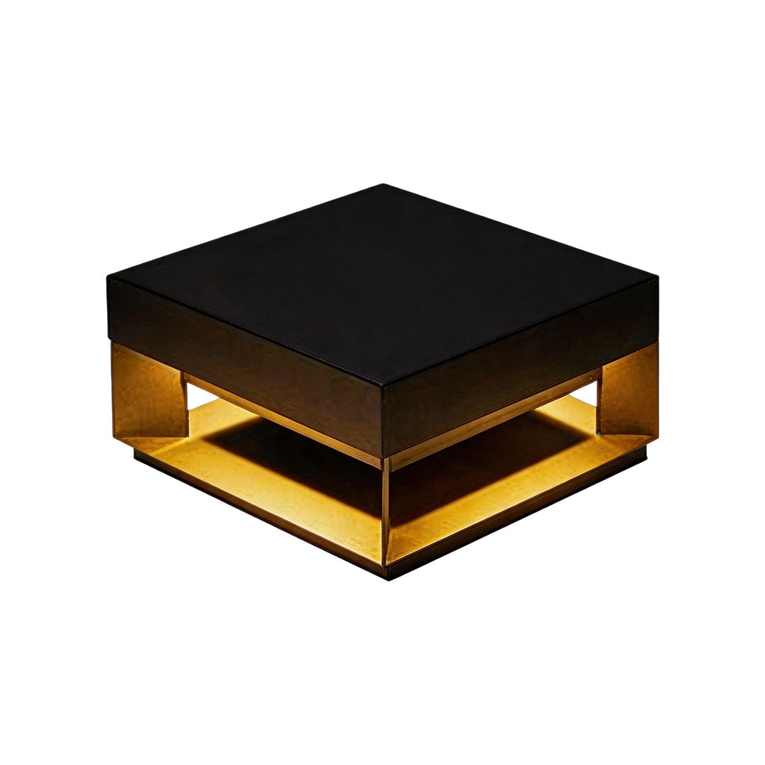 Driveway Entrance Pillar Lights Modern Square Metal Light