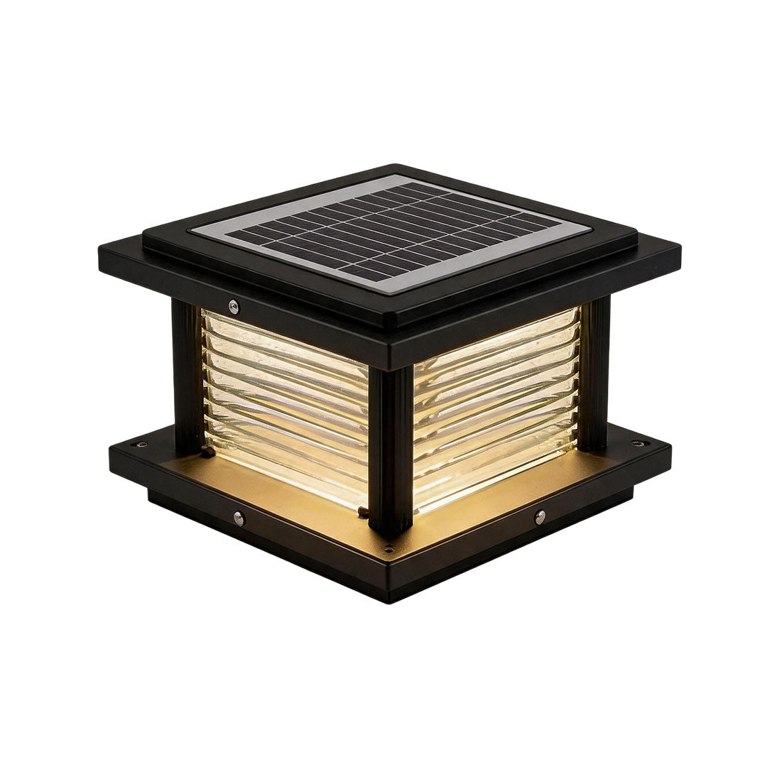 Solar Pillar Lights Modern Outdoor Waterproof Column Lamp