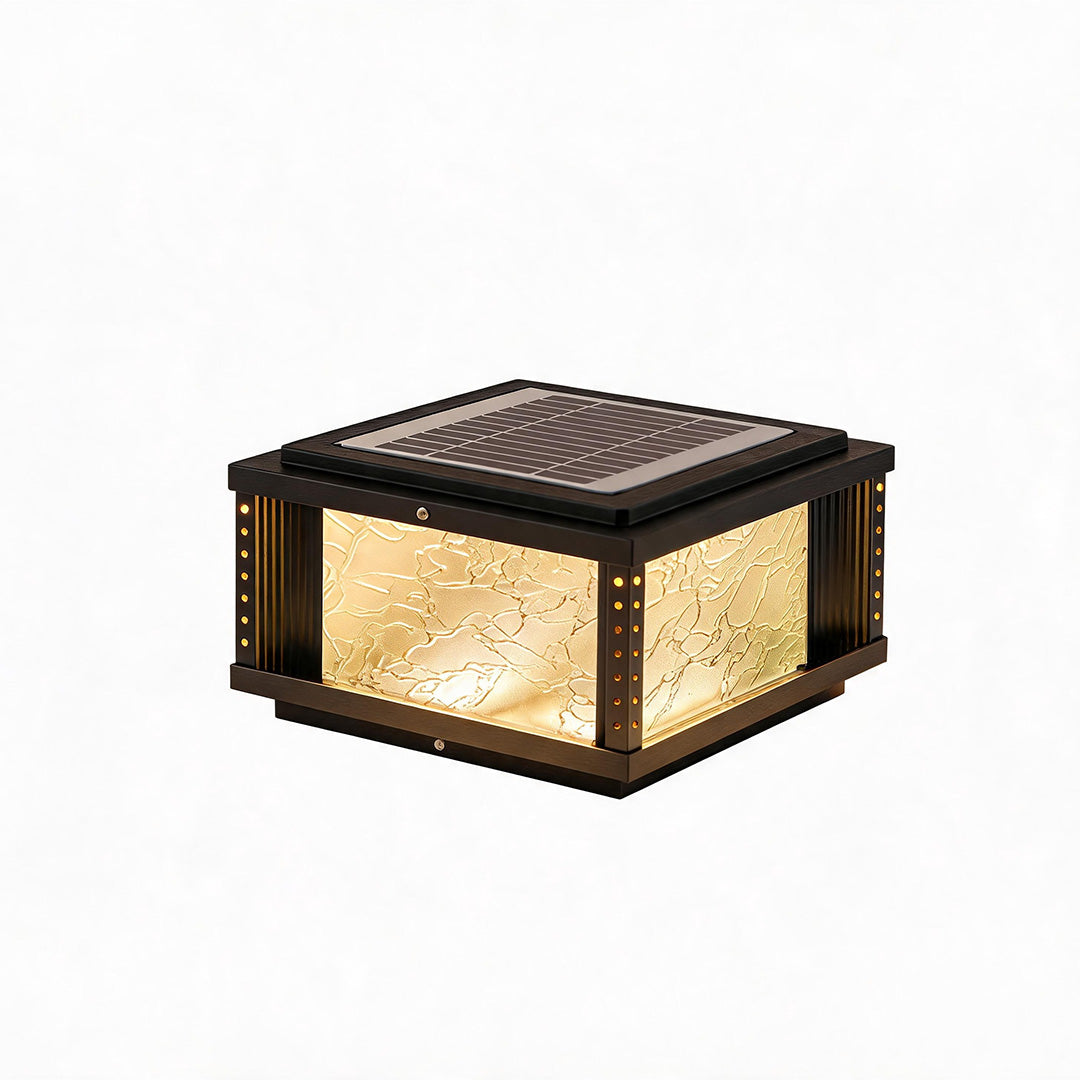 Outdoor Pillar Lights Modern Courtyard Gate Metal Lights