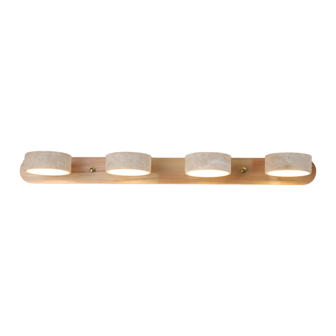 Vanity Bar Light Sconce Japanese Vintage Travertine LED Light