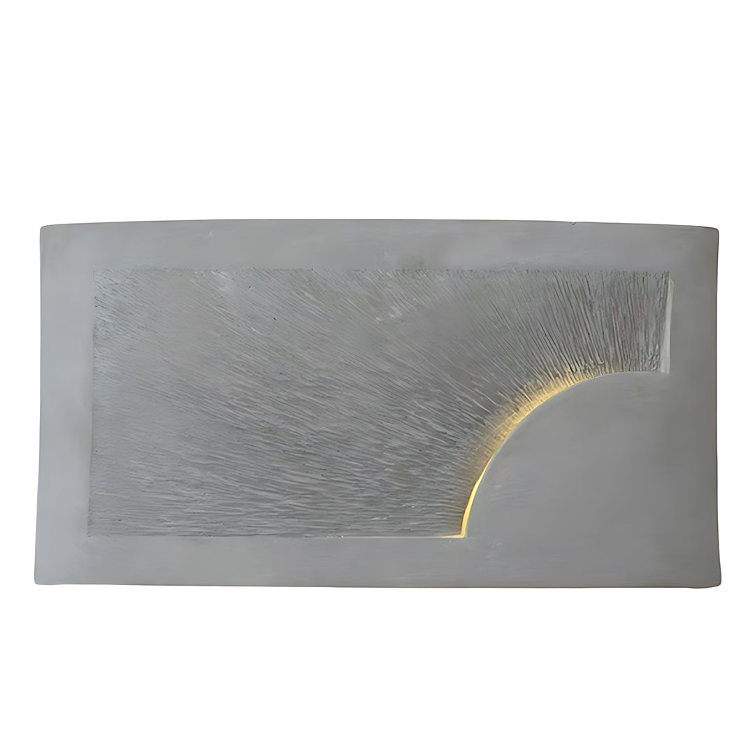 Night Wall Light Cement Up Lighting Minimalist Cement Body Lamp