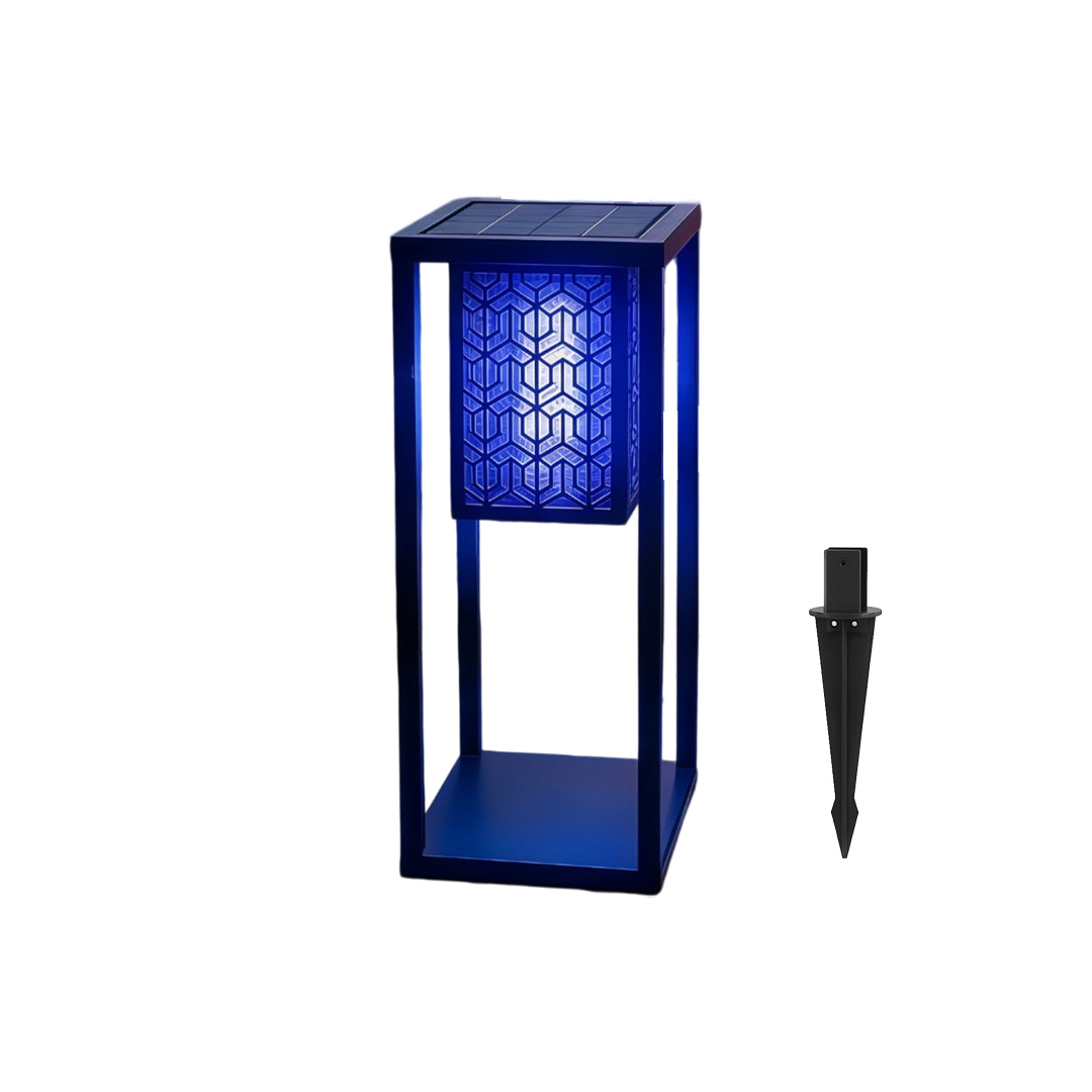 Black Bollard Garden Lights Outdoor Mosquito Killer Light