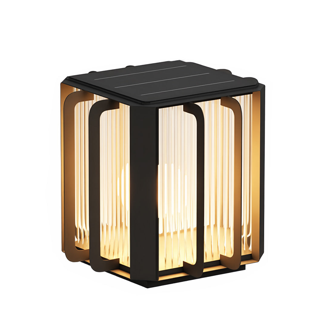 Outdoor Pillar Lantern Lights Modern Waterproof Fence Light