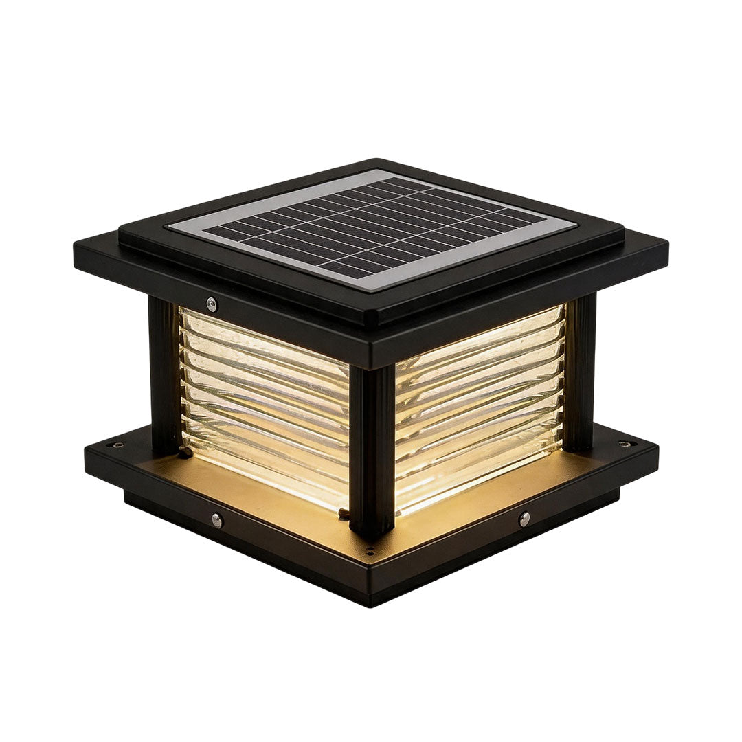 Solar Pillar Lights Modern Outdoor Waterproof Column Lamp