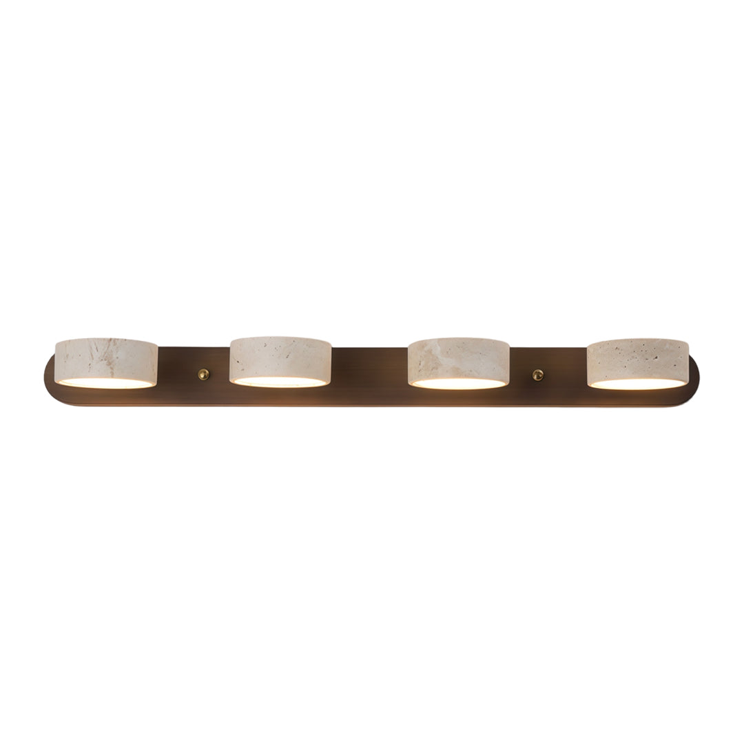 Vanity Bar Light Sconce Japanese Vintage Travertine LED Light