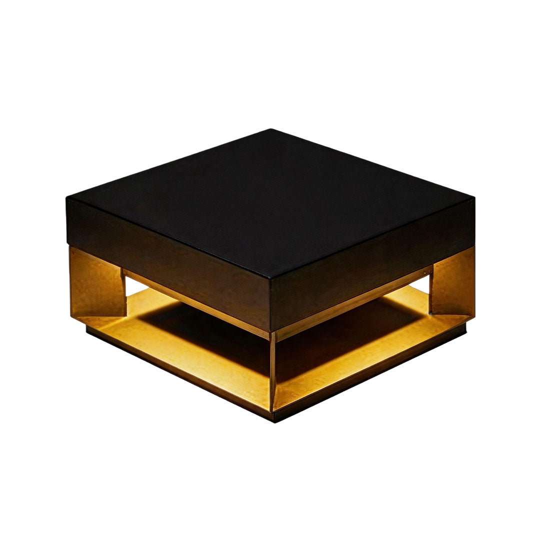 Driveway Entrance Pillar Lights Modern Square Metal Light