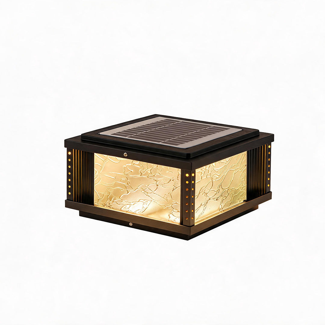 Outdoor Pillar Lights Modern Courtyard Gate Metal Lights