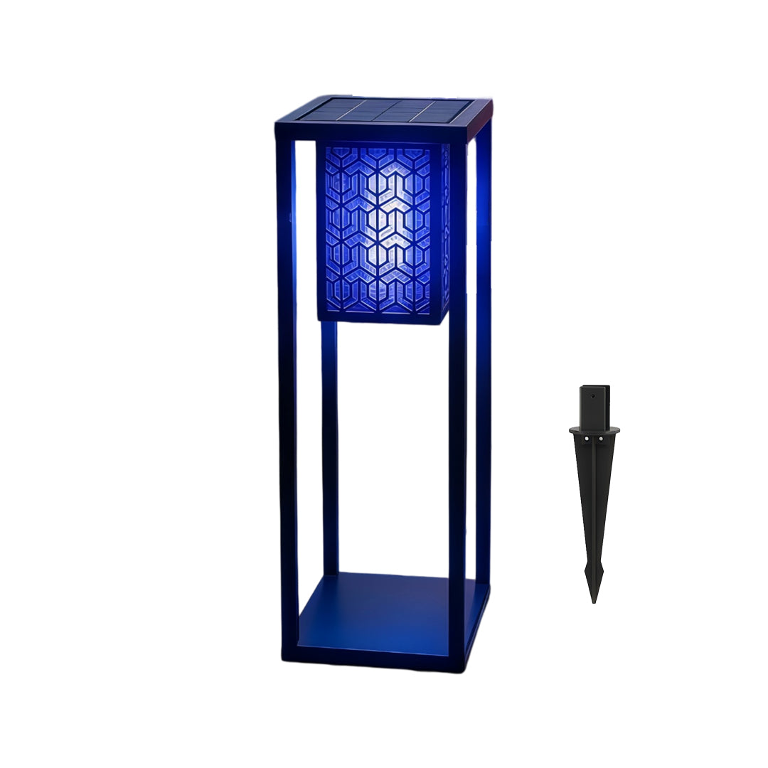 Black Bollard Garden Lights Outdoor Mosquito Killer Light