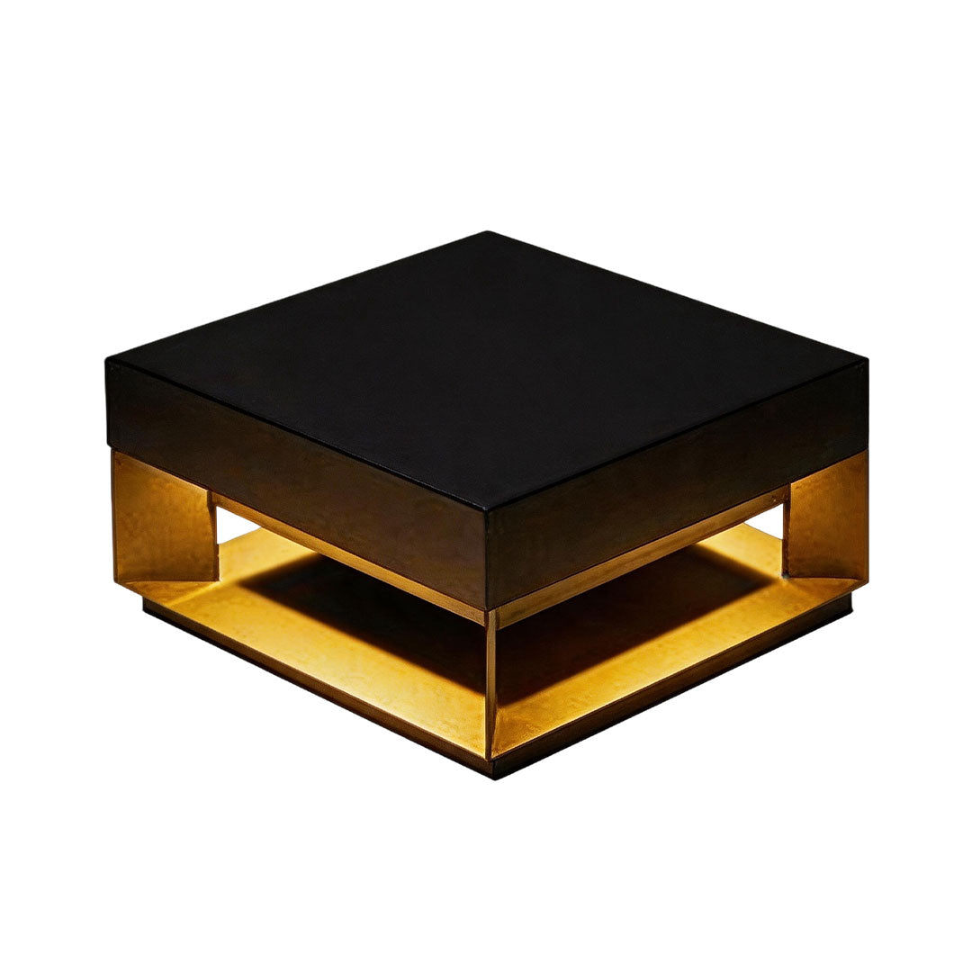 Driveway Entrance Pillar Lights Modern Square Metal Light