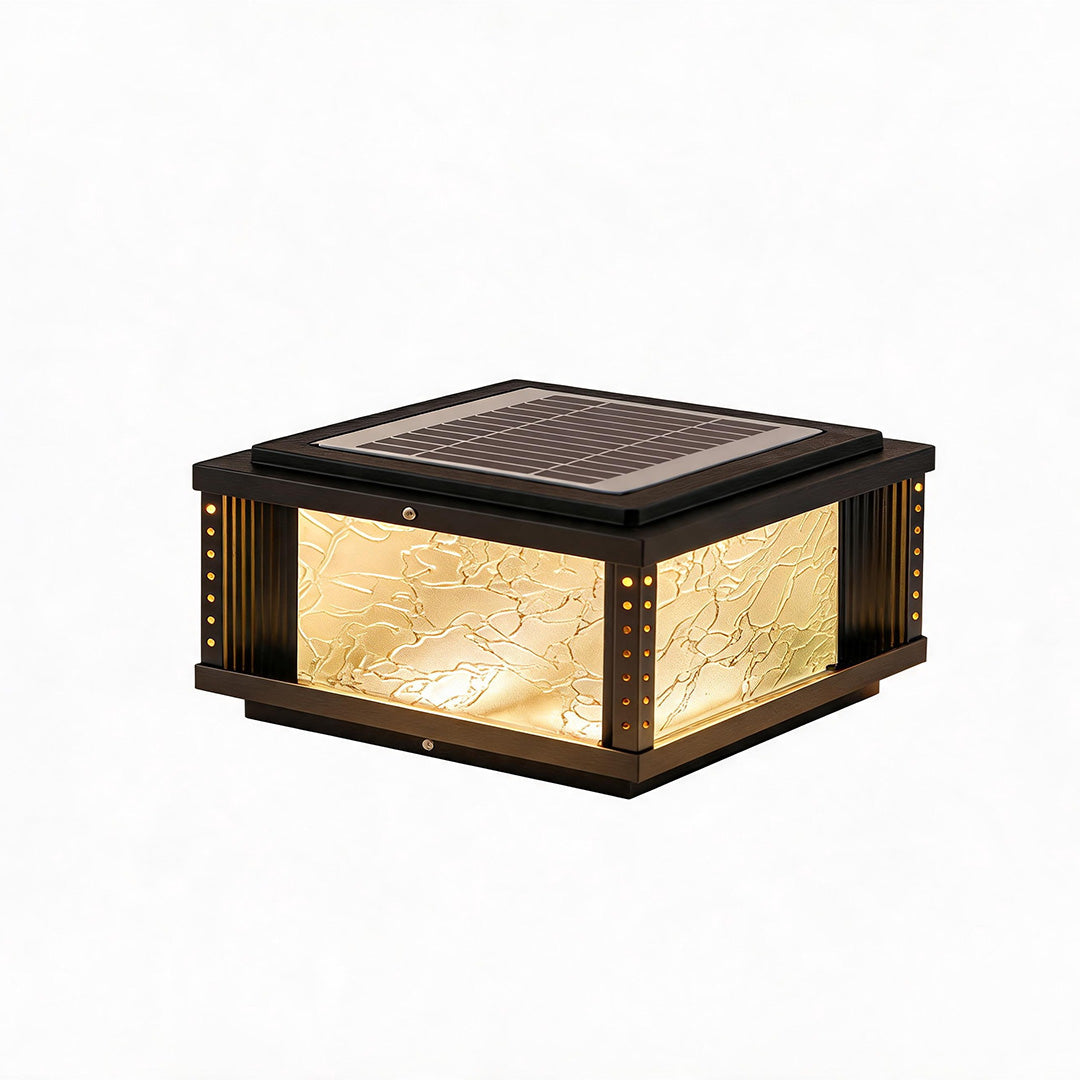 Outdoor Pillar Lights Modern Courtyard Gate Metal Lights