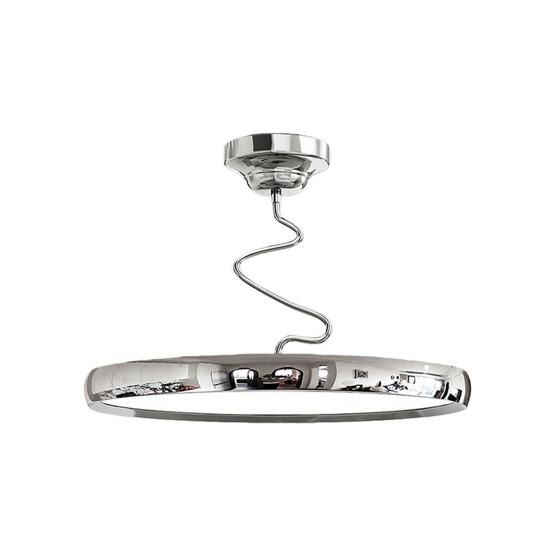 Modern Semi Flush Mount Ceiling Light Twisted Full-Spectrum Light